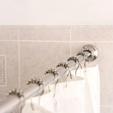 72" Kian Adjustable Shower Rod with Rings