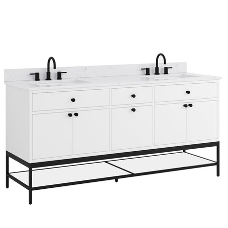 72" Mallory Vanity for Recatangular Undermount Sink