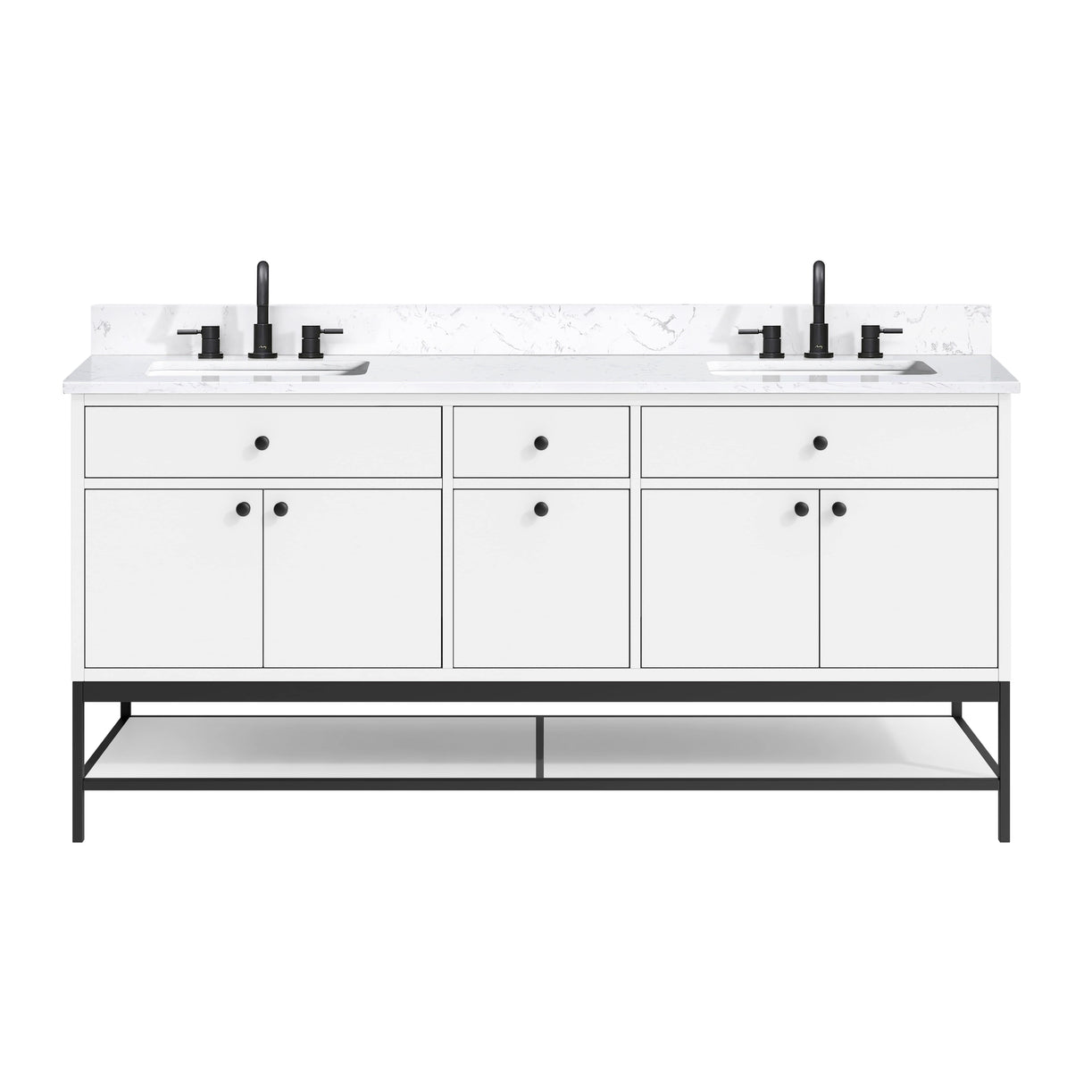 72" Mallory Vanity for Recatangular Undermount Sink