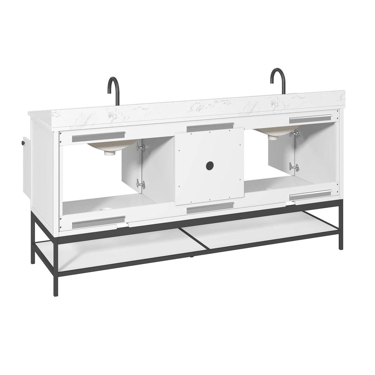 72" Mallory Vanity for Recatangular Undermount Sink