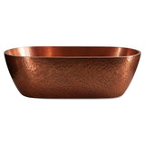 72 Thalia Hammered Copper Freestanding Tub