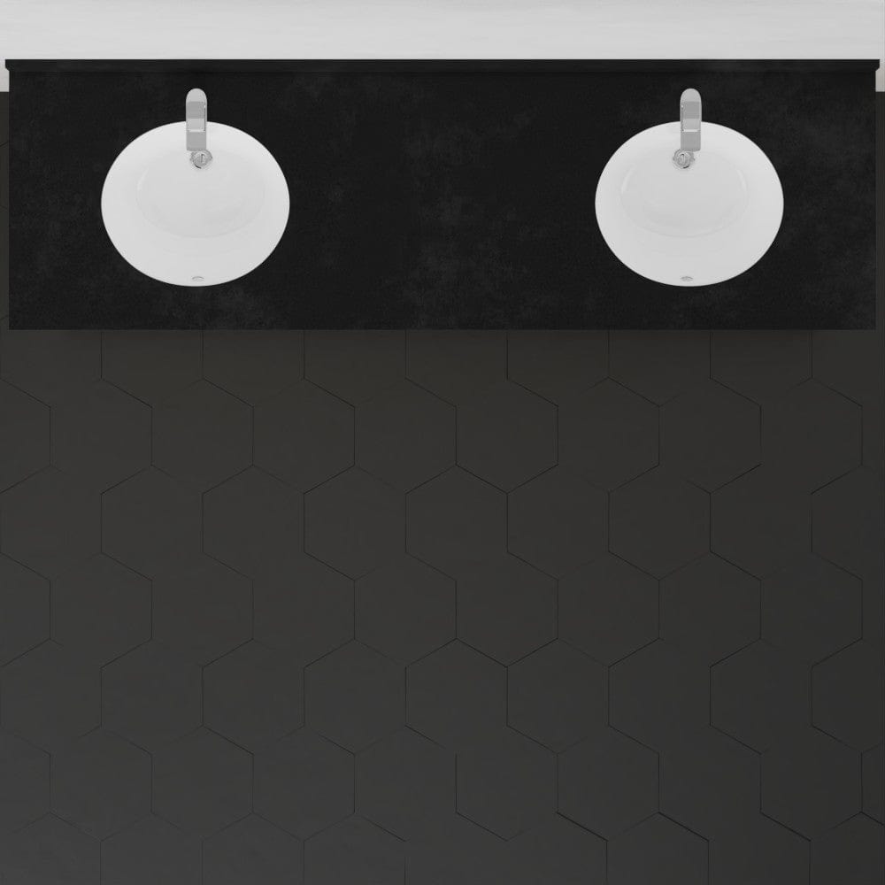 72" Unpainted Shaker Style Poplar Wood Double Vanity for Undermount Sink - 34" Height