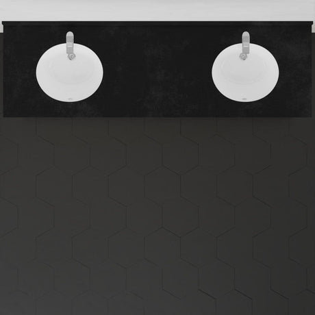 72" Unpainted Shaker Style Poplar Wood Double Vanity for Undermount Sink - 34" Height