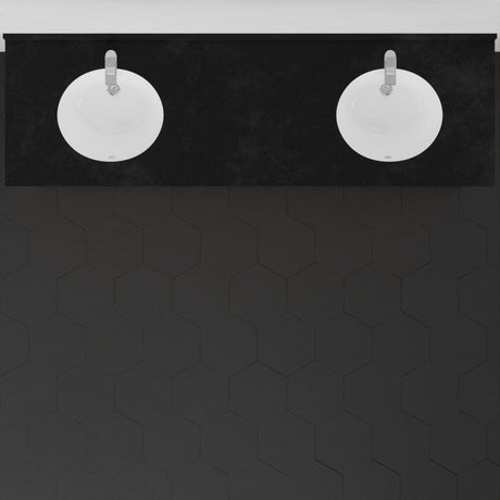 72" Vippis Unfinished Red Oak Raised Panel Double Vanity for Undermount Sinks - 34" Height