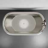 72" x 40" Extra Wide Forhaster Antique Copper Clawfoot Double-Slipper Tub - Multiple Finishes