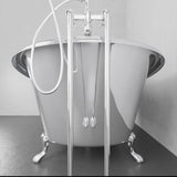 72" x 40" Sherman Extra Wide Stainless Steel Clawfoot Double Slipper Bathtub Smooth - Polished