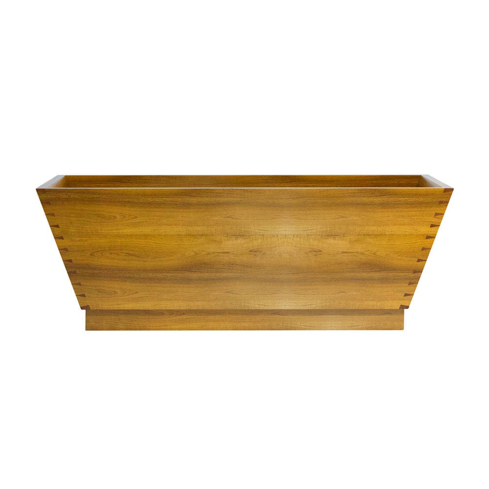 73" Carlin Handcrafted Natural Wood Tub