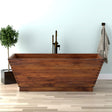 73" Carlin Handcrafted Natural Wood Tub
