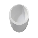 73" Link Solid Surface Stone Resin Freestanding Bathtub