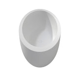 73" Link Solid Surface Stone Resin Freestanding Bathtub