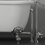 73" Walden Hammered Antique Copper Slipper Clawfoot Tub - Polished Interior