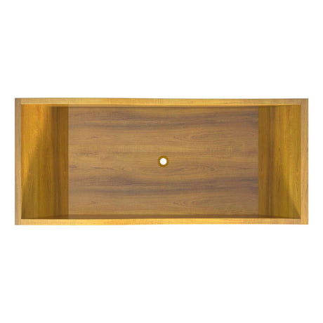 74" Aragon Handcrafted Natural Wood Tub