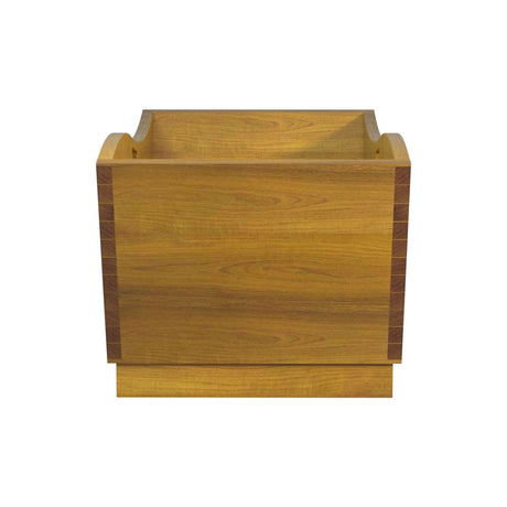 74" Aragon Handcrafted Natural Wood Tub