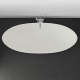 74" Bombay Solid Surface Stone Resin Freestanding Double-Slipper Bathtub