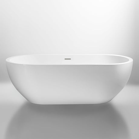 74" Marion Extra Wide Acrylic Freestanding Tub