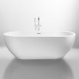 74" Marion Extra Wide Acrylic Freestanding Tub
