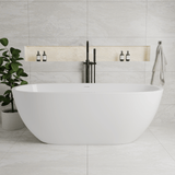 74" Marion Extra Wide Acrylic Freestanding Tub