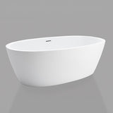 74" Pasco Extra Wide Acrylic Freestanding Tub