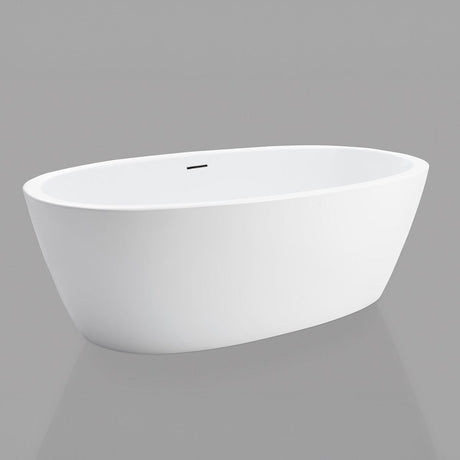 74" Pasco Extra Wide Acrylic Freestanding Tub