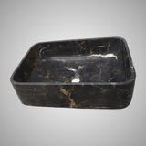 Almadane Smooth Honed King Gold Marble Vessel Sink