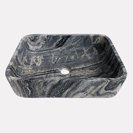 Almadane Smooth Honed Lunar Marble Vessel Sink