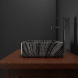 Almadane Smooth Honed Lunar Marble Vessel Sink