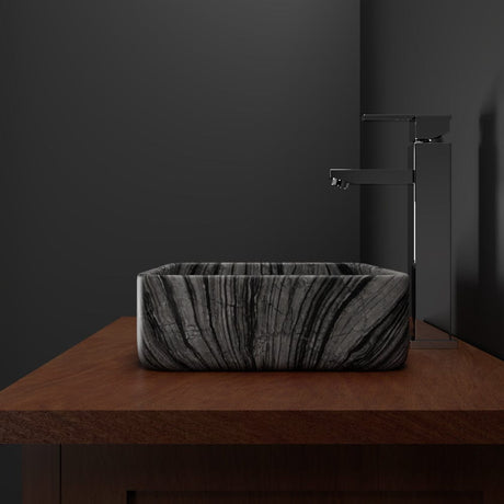 Almadane Smooth Honed Lunar Marble Vessel Sink