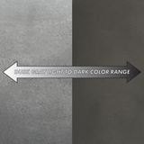 Alsea Rectangular Cast Concrete Vessel Sink - Dusk Grey