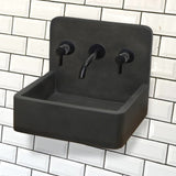 Amadeo Concrete Wall-Mount Bathroom Sink - Dusk Grey