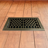 Antique Solid Brass Floor Register