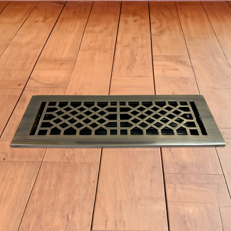 Antique Solid Brass Floor Register