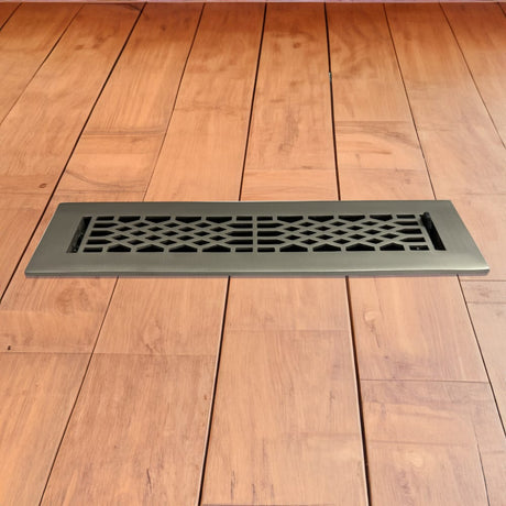 Antique Solid Brass Floor Register