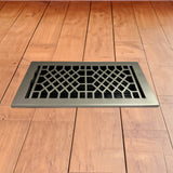 Antique Solid Brass Floor Register