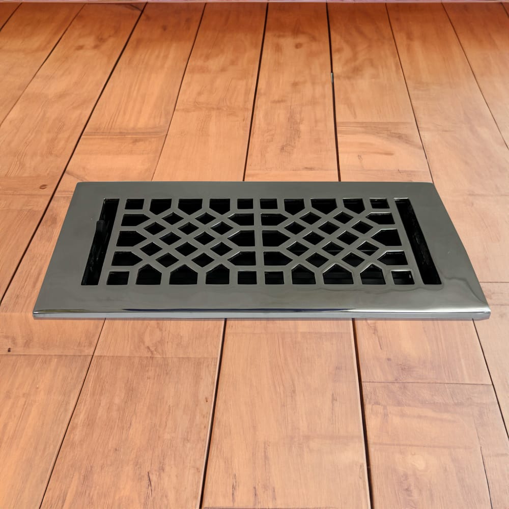 Antique Solid Brass Floor Register