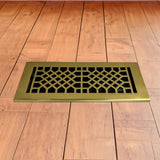 Antique Solid Brass Floor Register