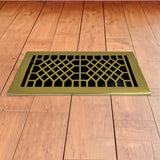 Antique Solid Brass Floor Register