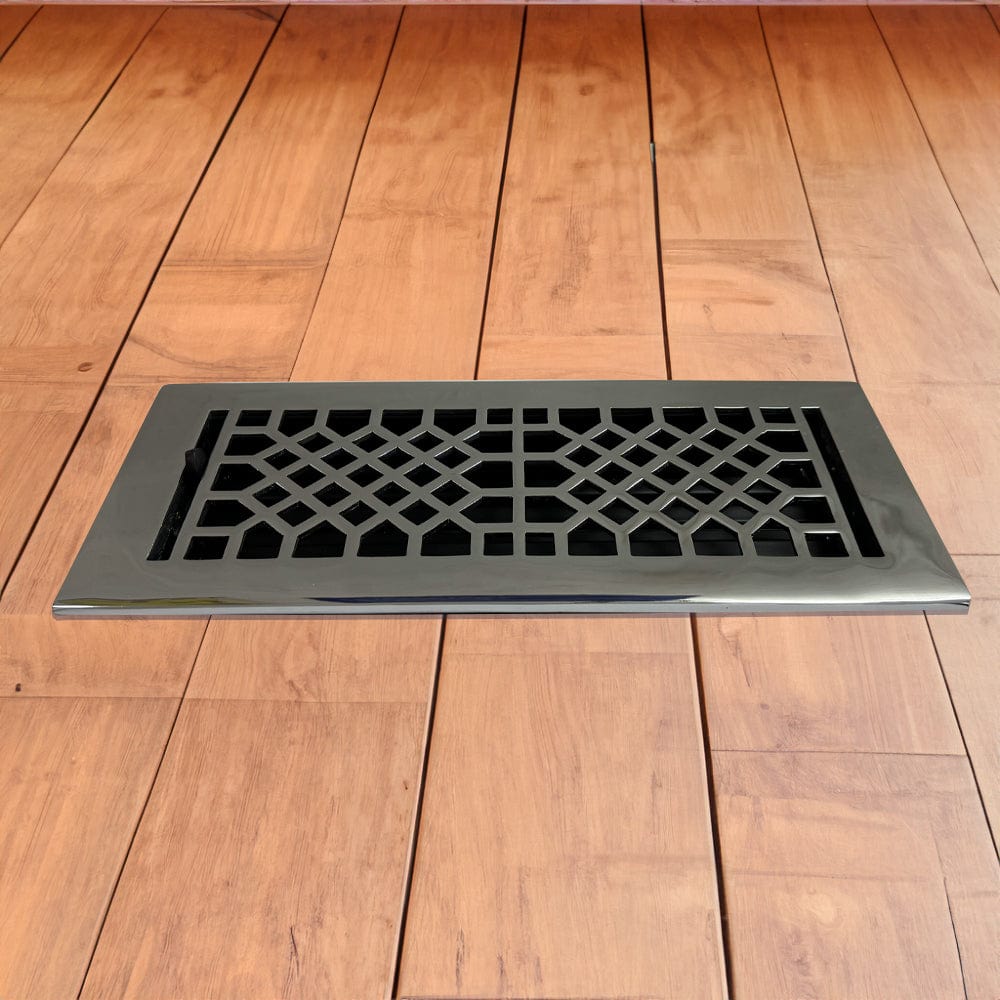 Antique Solid Brass Floor Register