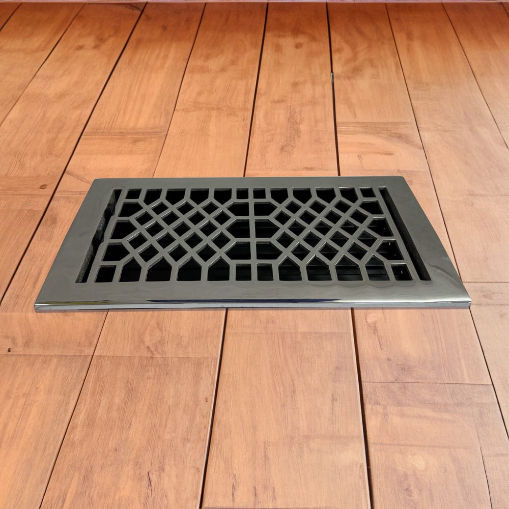 Antique Solid Brass Floor Register