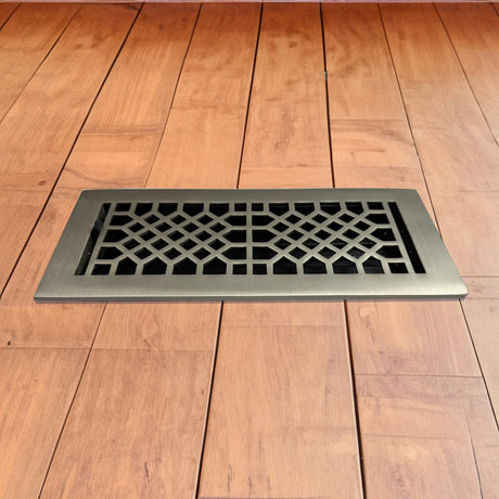 Antique Solid Brass Floor Register