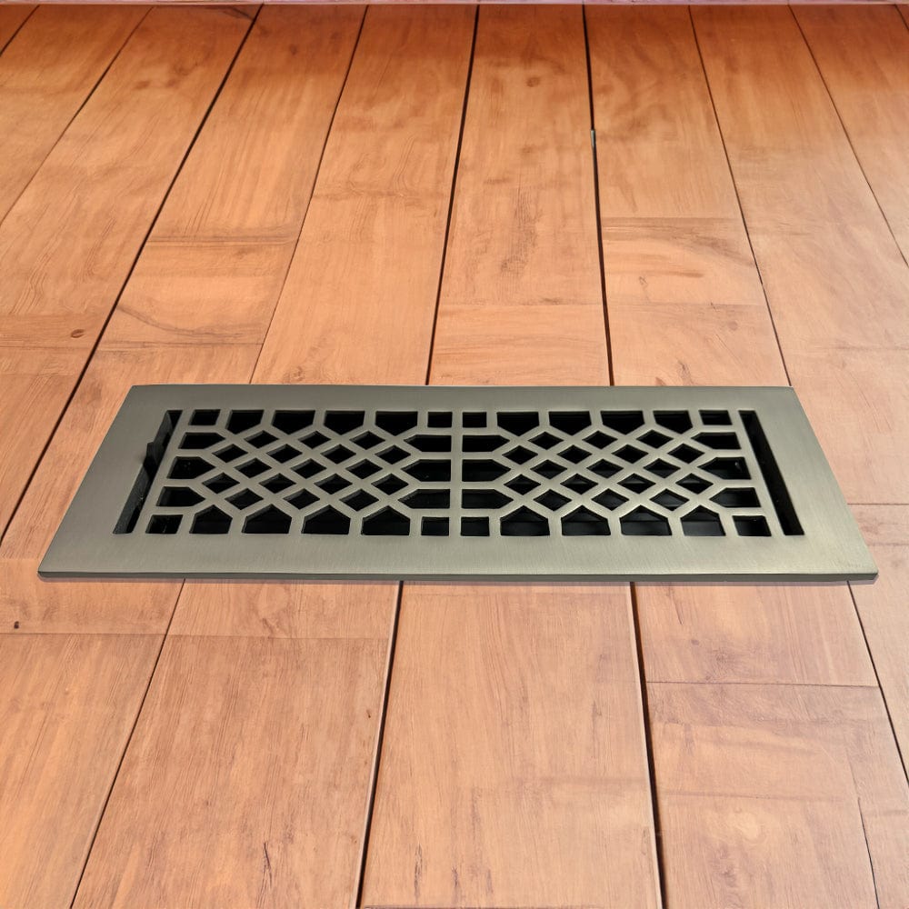 Antique Solid Brass Floor Register