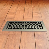 Antique Solid Brass Floor Register