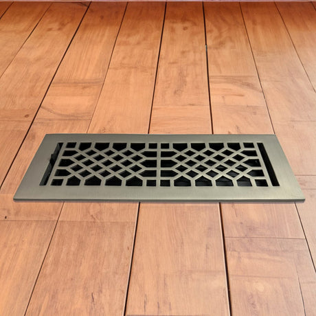 Antique Solid Brass Floor Register