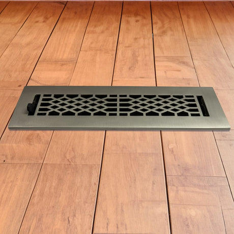 Antique Solid Brass Floor Register