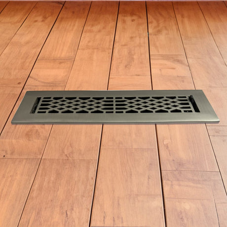 Antique Solid Brass Floor Register