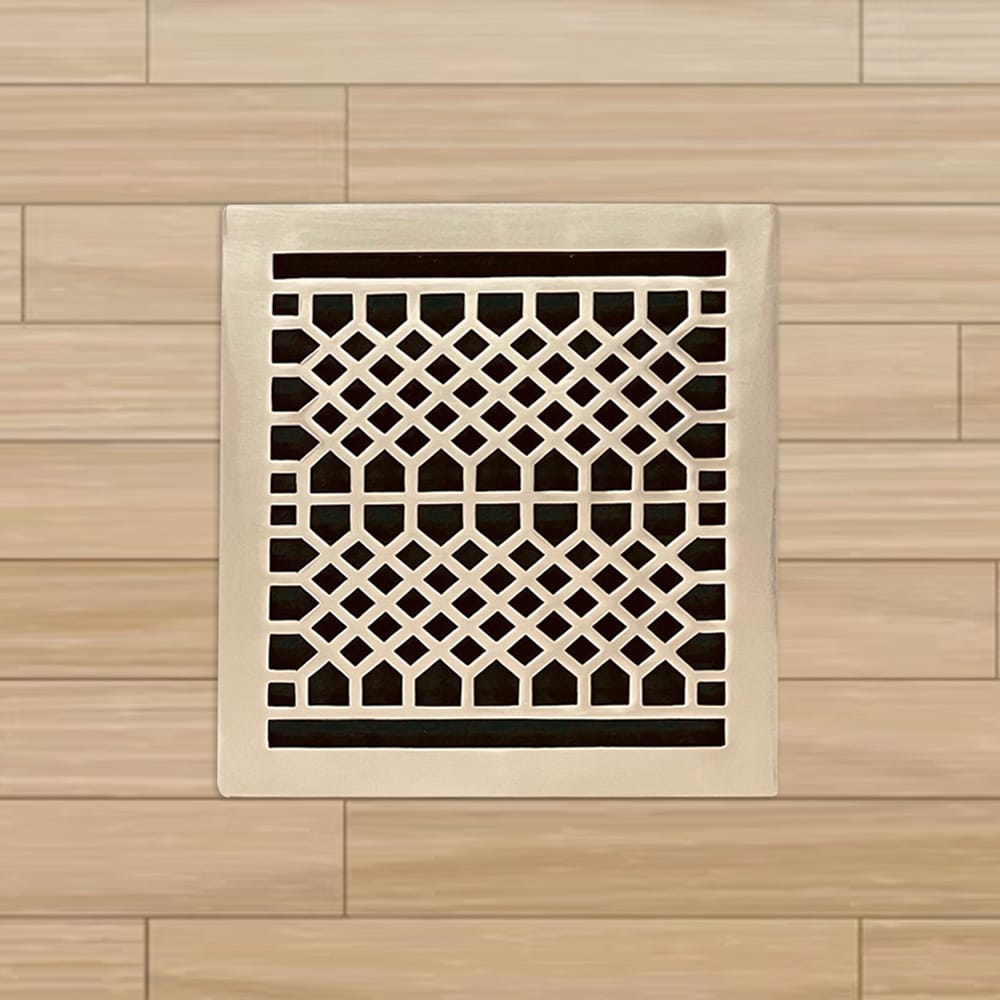 Antique Solid Brass Floor Register - Special Order Sizes