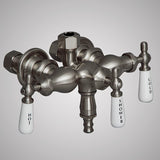 Antique-Style Diverter Tub Wall-Mount Faucet