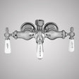 Antique-Style Diverter Tub Wall-Mount Faucet