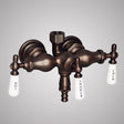 Antique-Style Diverter Tub Wall-Mount Faucet