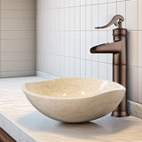 Arco Smooth Polished Cream Egyptian Vessel Sink