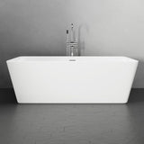 Asher Acrylic Rectangular Freestanding Tub With Insulation